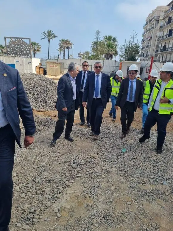 Visite d’inspection et de travail de Monsieur le Ministre des travaux publics et des infrastructures de base au projet d’extension de la ligne 1 du métro d’Alger  Place des Martyrs vers Bab El Oued